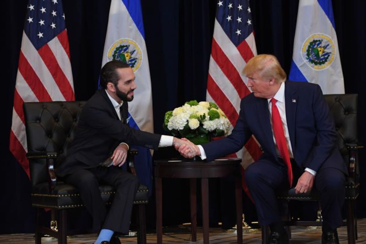 El salvadoreño Nayib Bukele es uno de los presidentes latinoamericanos que se acercaron políticamente a Trump.