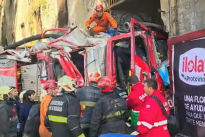 El SAME envió 11 ambulancias al sitio
