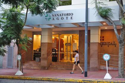 El sanatorio Agote, donde se encuentra internado el paciente con coronavirus