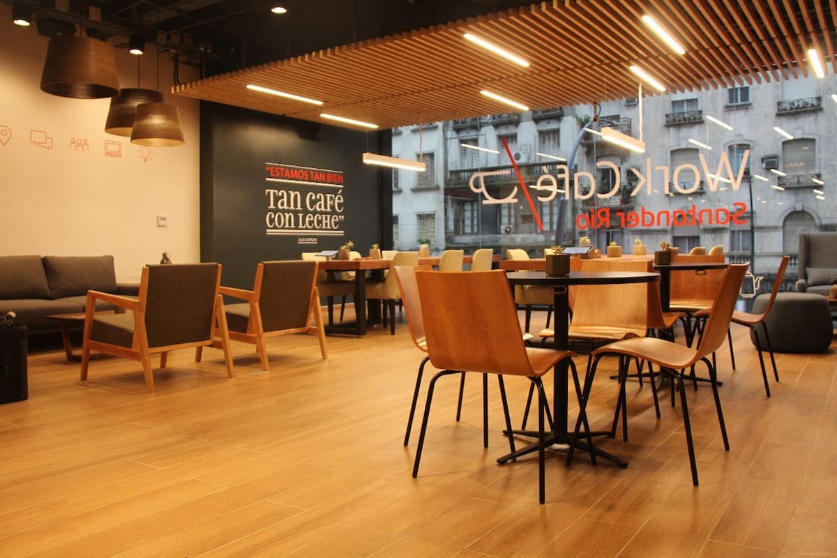 El Santander inauguró su propio coworking