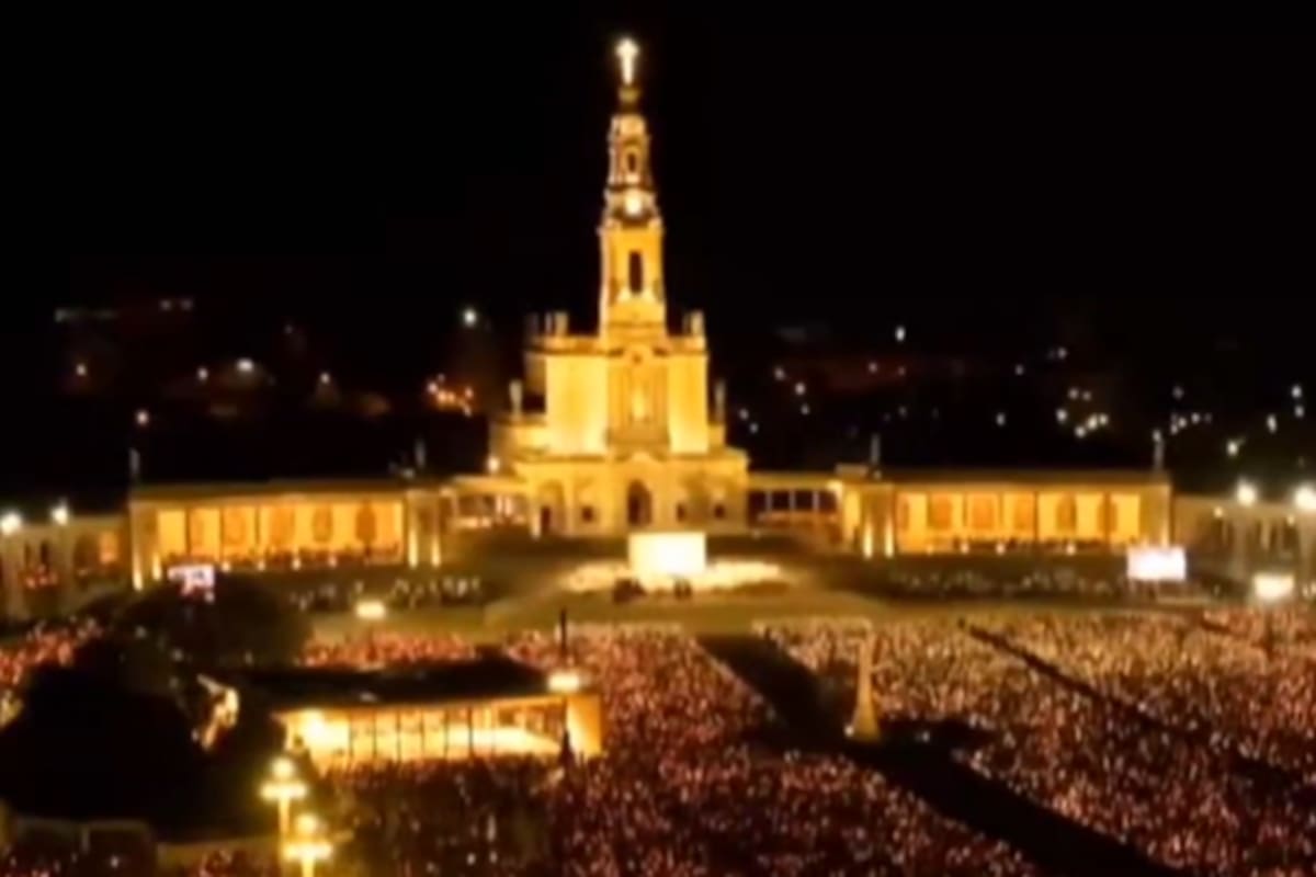 El Santuario de Fátima fue el epicentro de la peregrinación