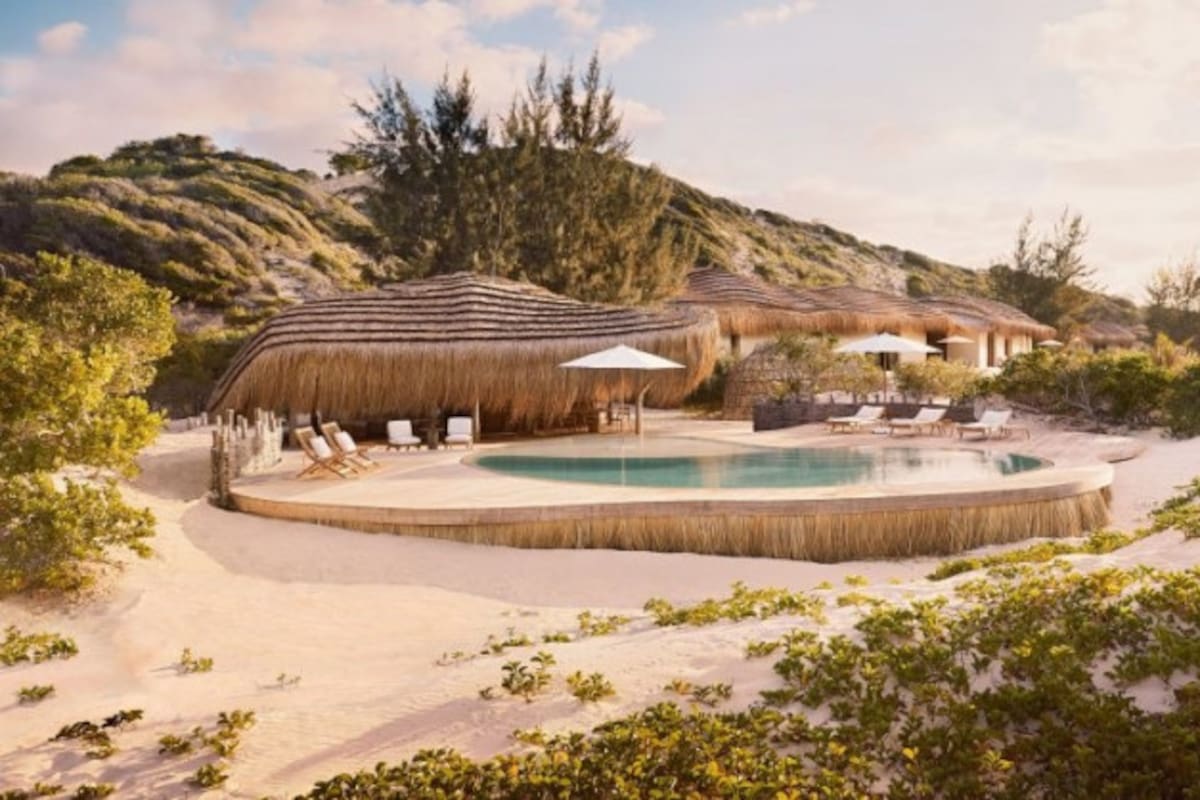 El Santuario Kisawa está en Mozambique y pertenece a Nina Flohr, una empresaria suiza que se casó con el príncipe de Grecia