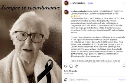 El santuario la despidió cariñosamente