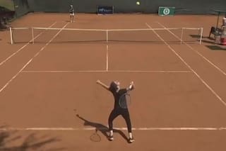 Bochorno en un torneo de tenis profesional en Kenia: una invitada pareció haber jugado por primera vez
