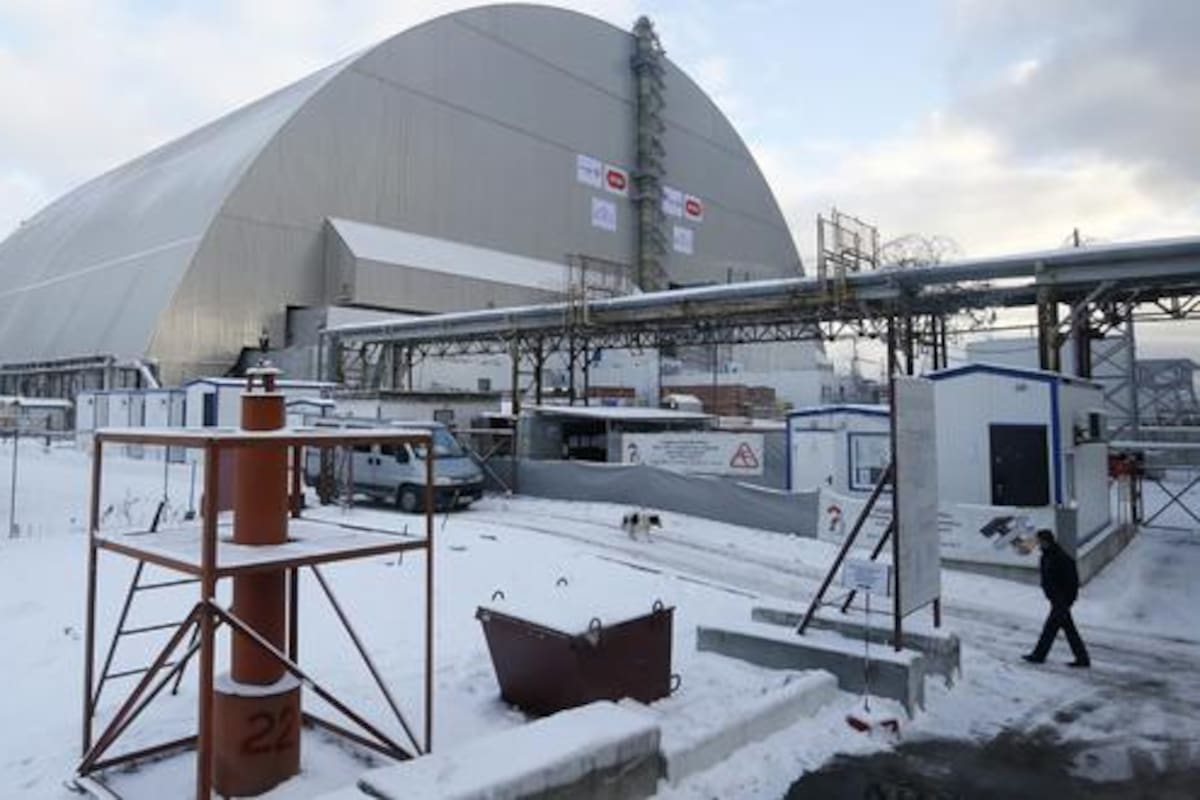 El Sarcófago tardó en construirse 12 años y fue entregado por la Unión Europea a Ucrania en 2019