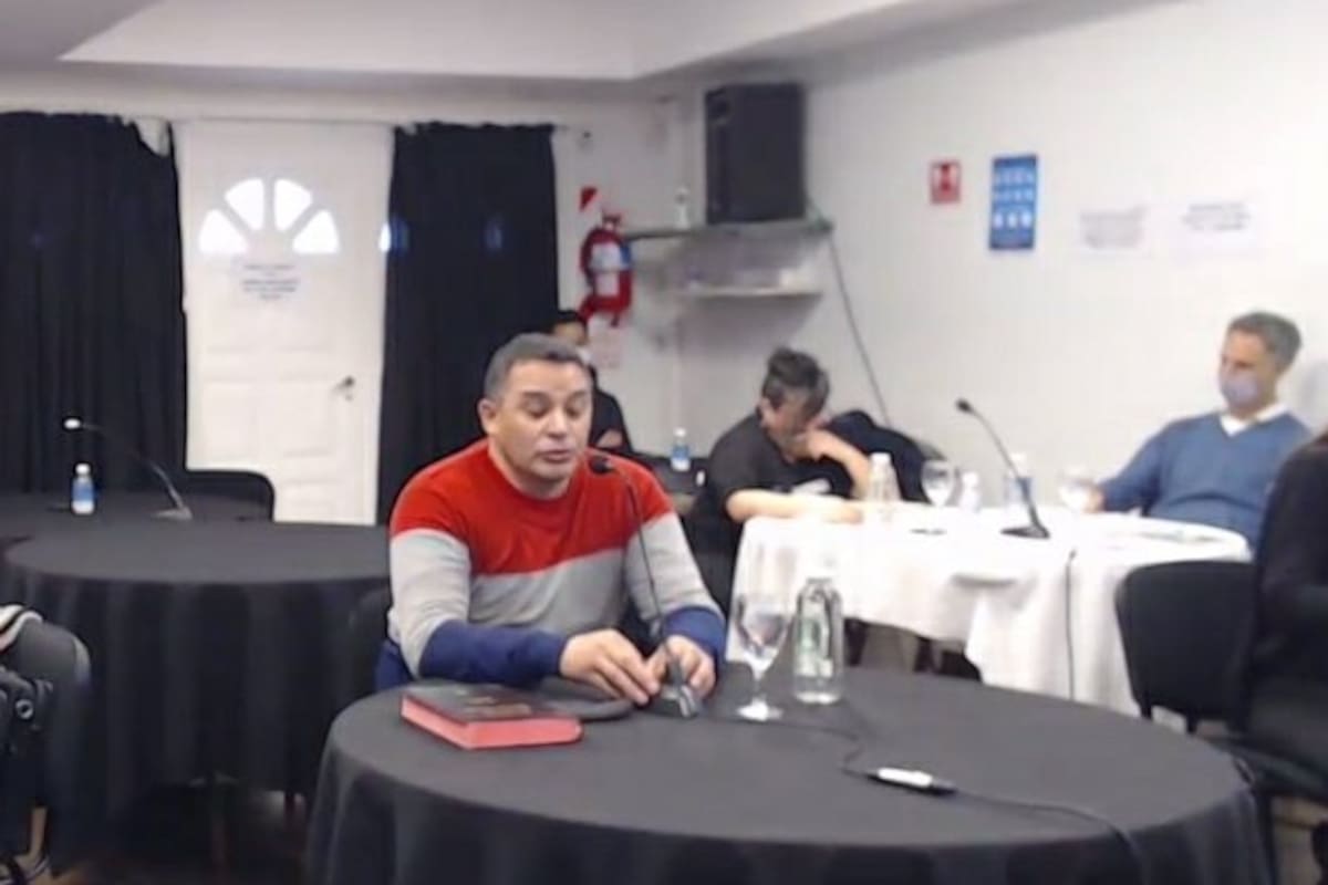 El sargento Elías Saavedra, al prestar declaración en el juicio por matar a la perra Tita en Rawson, Chubut