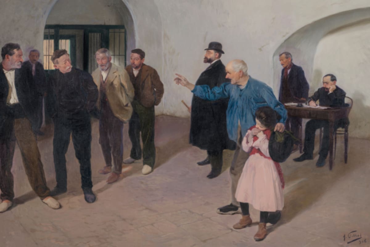 “El sátiro”, de Antonio Fillol, se encuentra tras su adquisición en un proceso de restauración