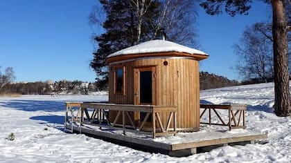El sauna es una experiencia invernal clásica e imprescindible en Suecia