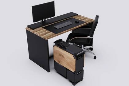 El scooter Tatamel tiene una autonomía de 50 km, una velocidad máxima de 40 km/h y cuando se pliega queda de 70 cm de altura