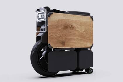 El scooter Tatamel tiene una autonomía de 50 km, una velocidad máxima de 40 km/h y cuando se pliega queda de 70 cm de altura