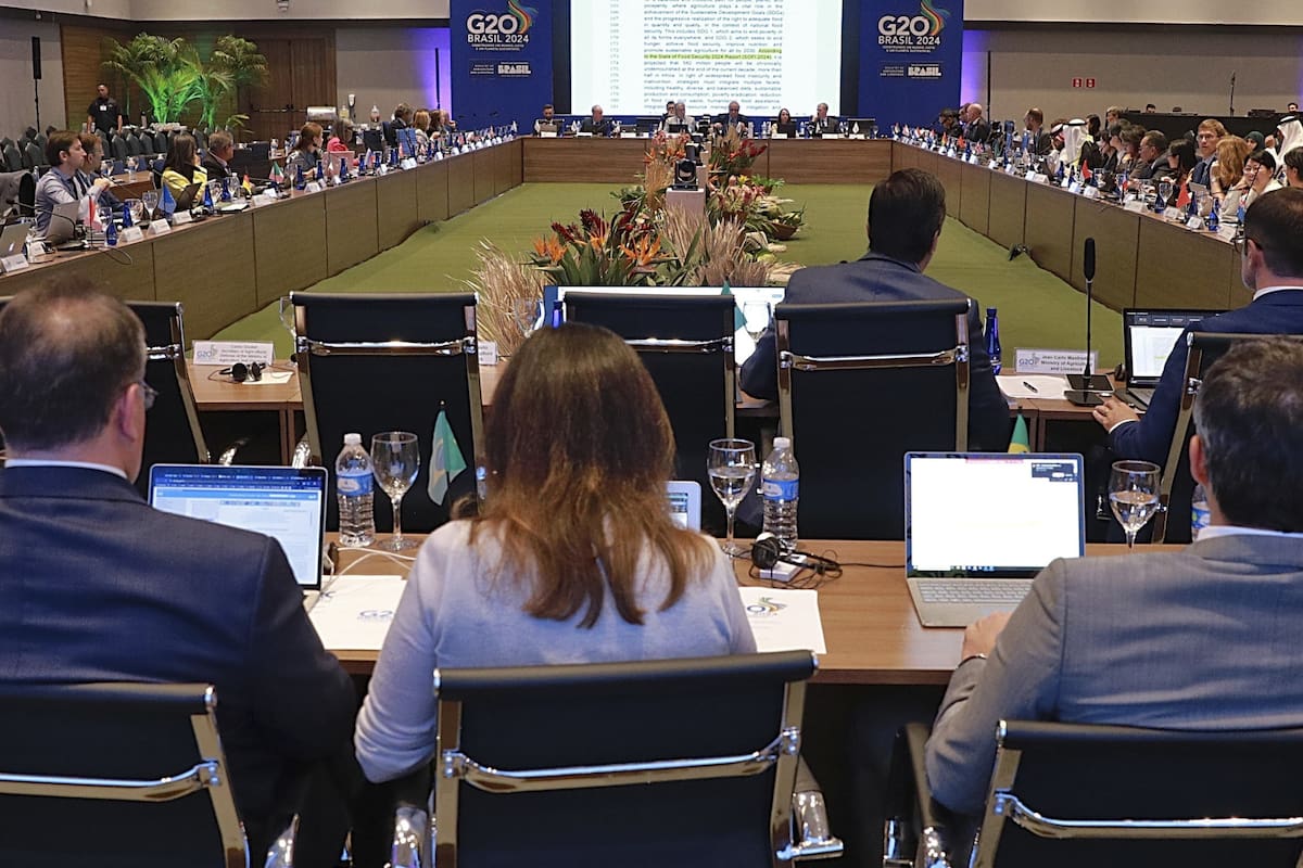 El secretario de Agricultura, Sergio Iraeta, participó de la reunión de ministros de Agricultura del G20 celebrada bajo la presidencia de Brasil