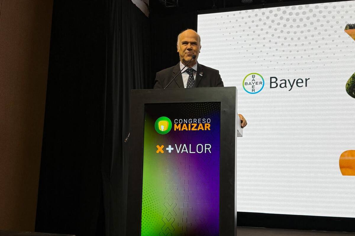 El secretario de Agricultura, Sergio Iraeta en el Congreso Maizar 2025