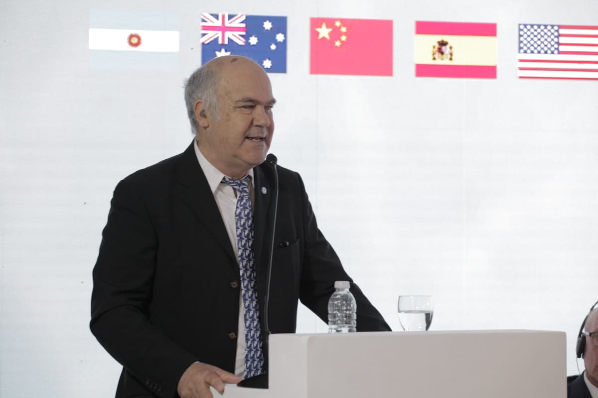El secretario de Agricultura, Sergio Iraeta, en la octava Cumbre Mundial de AgriEvolution Summit