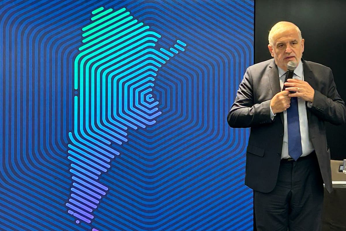 El secretario de Bioeconomía, Fernando Vilella, durante su exposición en el seminario de la Fundación Producir Conservando