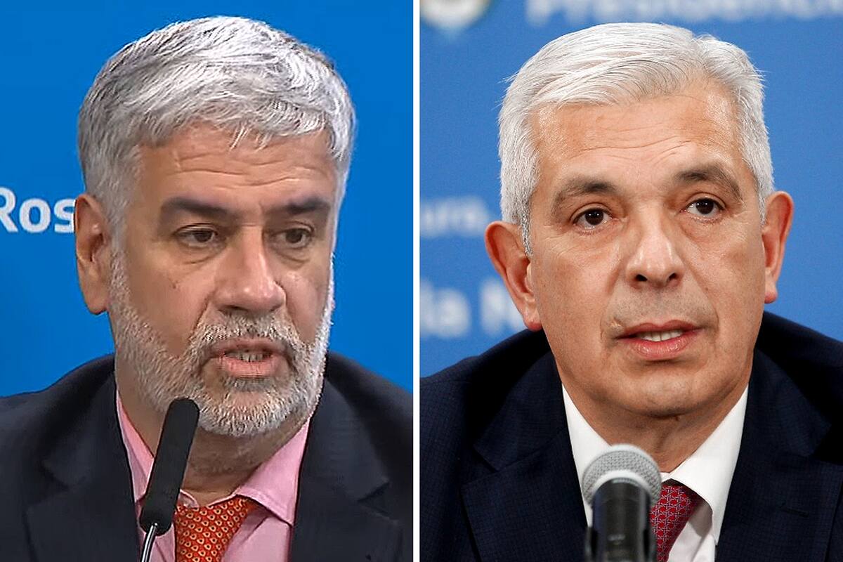 El secretario de Comercio Interior, Roberto Feletti, y el ministro de Agricultura, Julián Domínguez