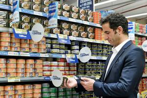EL secretario de Comercio Matías Tombolini controla precios del plan Precios Justos en el AMBA