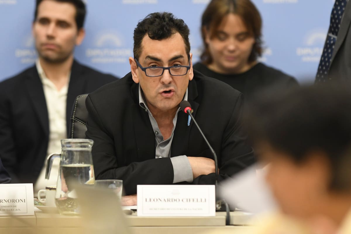 El secretario de Cultura defendió los artículos de la "ley ómnibus" de su área en el plenario de comisiones de Diputados