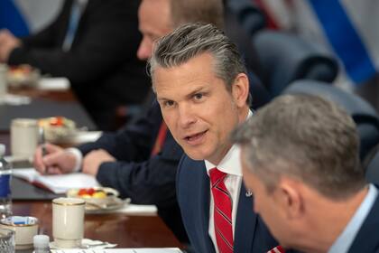 El secretario de Defensa, Pete Hegseth