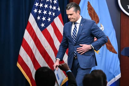 El secretario de Defensa, Pete Hegseth