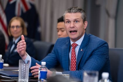 El secretario de Defensa, Pete Hegseth, el viernes 7 de febrero de 2025, en Washington. (AP Foto/Manuel Balce Ceneta)