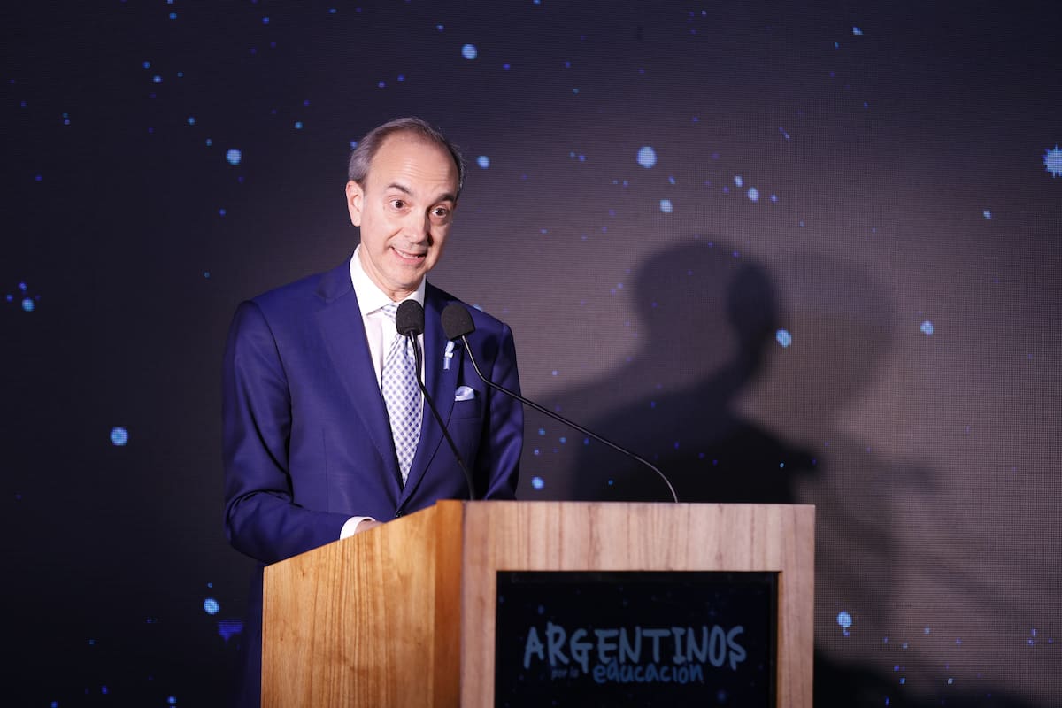 El secretario de Educación de la Nación, Carlos Torrendell, durante La Noche de la Educación