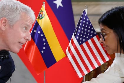 El secretario de Energía de EEUU, Chris Wright, durante su reciente reunión con la presidenta Delcy Rodríguez