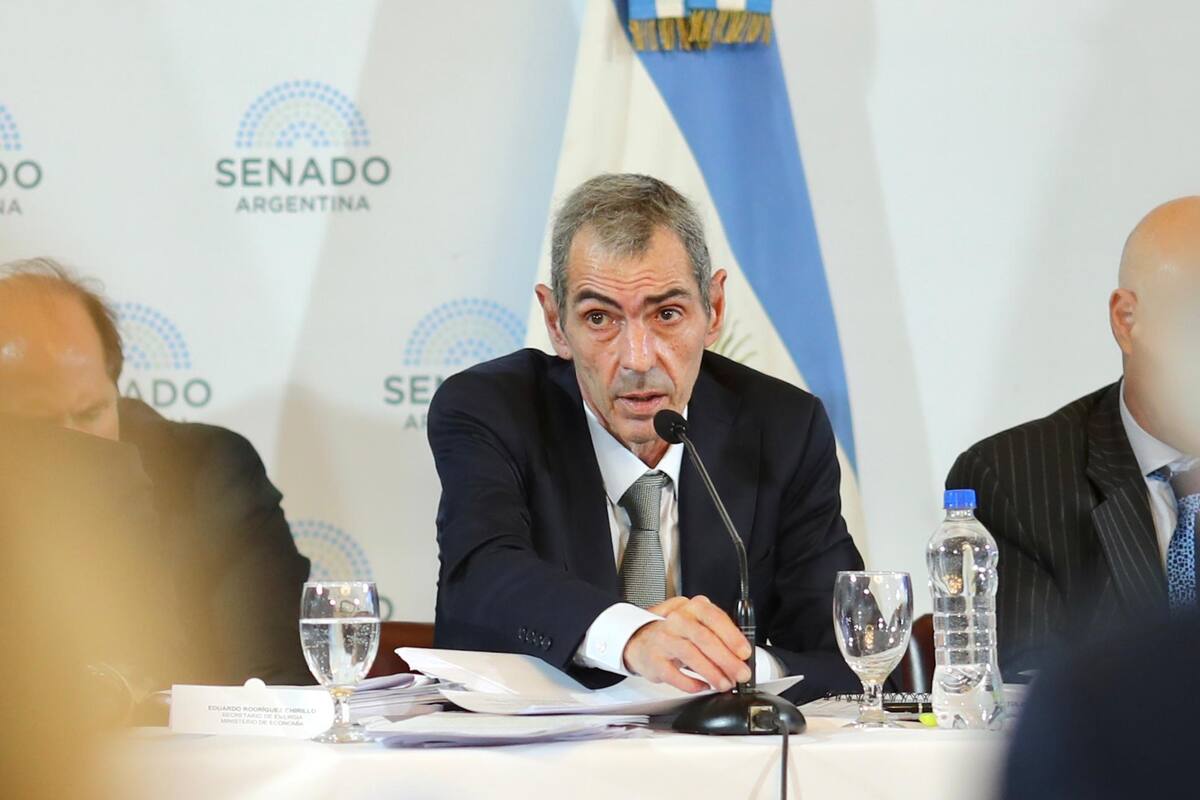 El secretario de Energía, Eduardo Rodríguez Chirillo