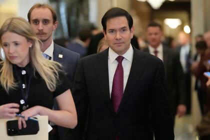 El secretario de Estado de Estados Unidos, Marco Rubio (AP Foto/Mark Schiefelbein)