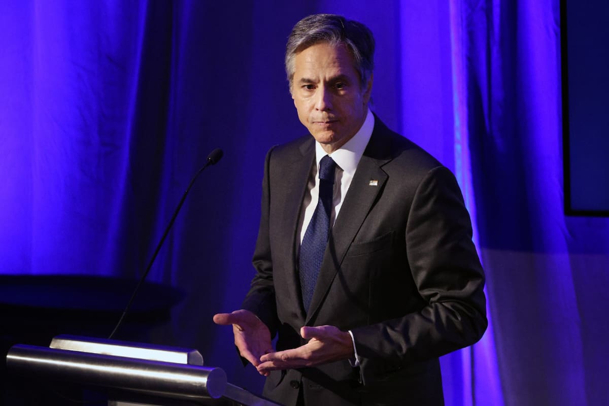 El secretario de Estado de los Estados Unidos, Antony Blinken, a cargo del organismo que elaboró el informe