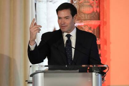 El secretario de Estado norteamericano, Marco Rubio, habla en la ceremonia del Premio Solidaridad Lech Walesa, el 2 de septiembre de 2025, en Coral Gables, Florida.