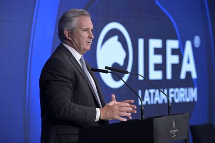 El secretario de Finanzas, Pablo Quirno, durante su presentación en el IEFA Latam Forum