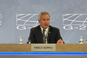 El secretario de Finanzas, Pablo Quirno, participó de un panel del Grupo de los 24 (G-24), compuesto por países en desarrollo de África, Asia y América Latina y el Caribe.