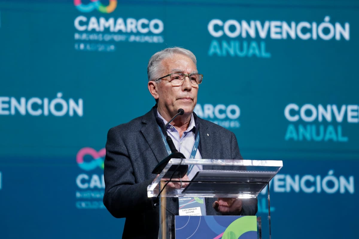 El secretario de Obras Públicas, Luis Giovine.