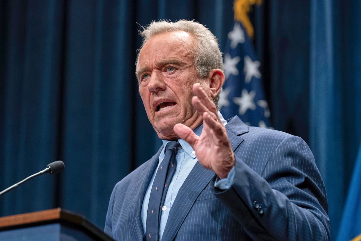 El secretario de Salud y Servicios Humanos de Estados Unidos, Robert F. Kennedy Jr.