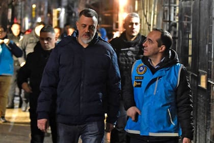 El secretario de Seguridad, Diego Kravetz, y el nuevo jefe de la Policía de la Ciudad, Pablo Kisch