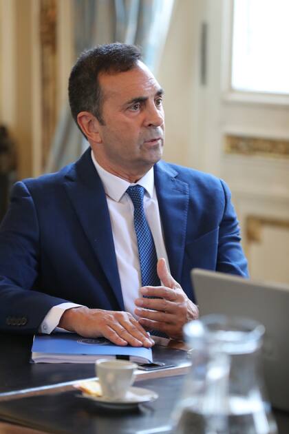 El secretario de Trabajo, Julio Cordero