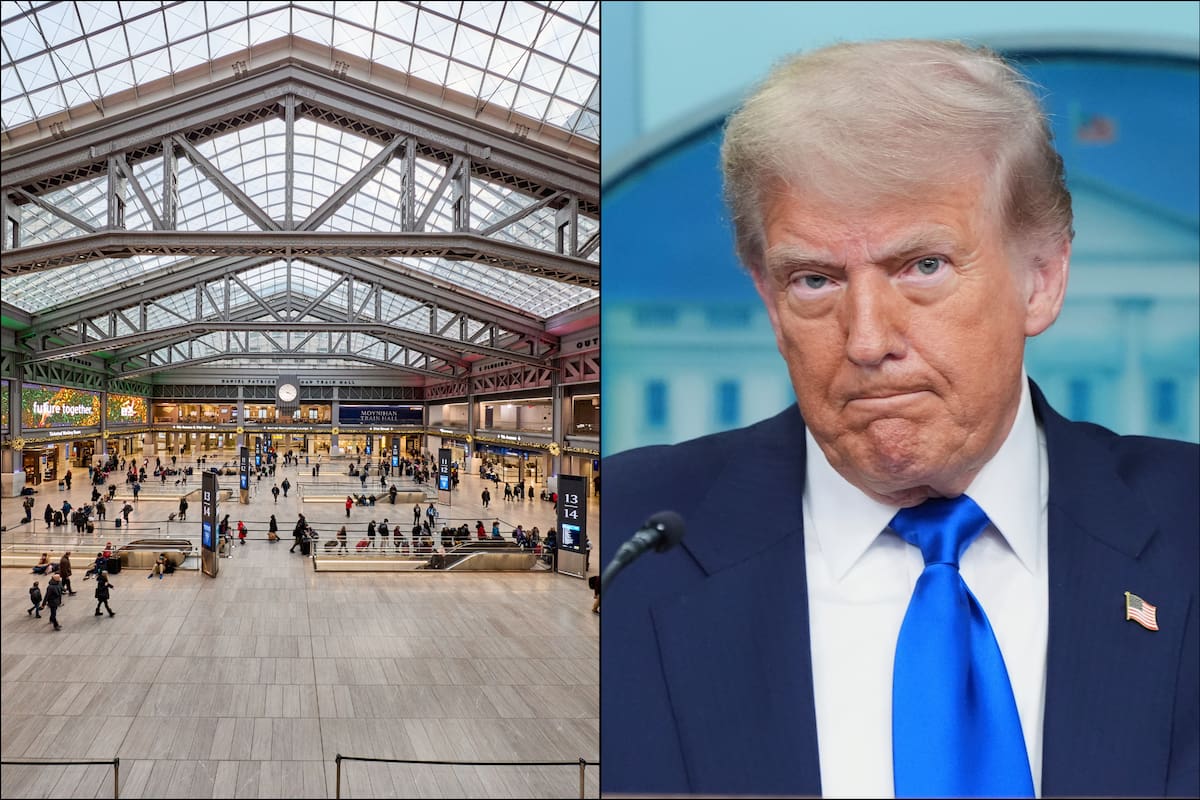 El secretario de Transporte de Estados Unidos deslizó que el nuevo nombre de Penn Station podría ser "Trump Station", en medio de la presentación del proyecto de modernización