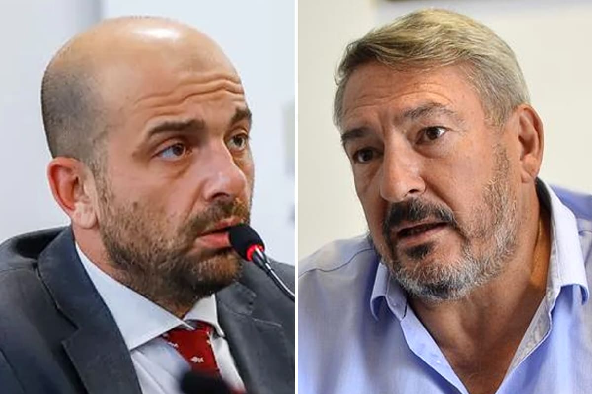 El secretario de Transporte de la Nación, Franco Mogetta, y su par en provincia de Buenos Aires, Jorge D’Onofrio