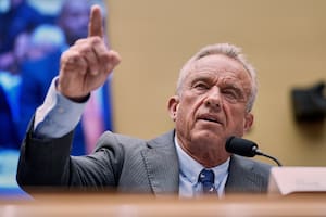 El secretario estadounidense de Salud y Servicios Humanos Robert F. Kennedy Jr. (AP foto/Mariam Zuhaib)