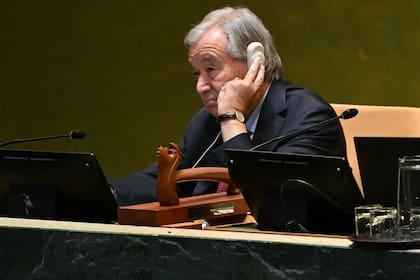 El secretario general de la ONU, António Guterres, en la sede del organismo en Nueva York.
