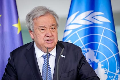 El secretario general de la ONU, el portugués António Guterres.