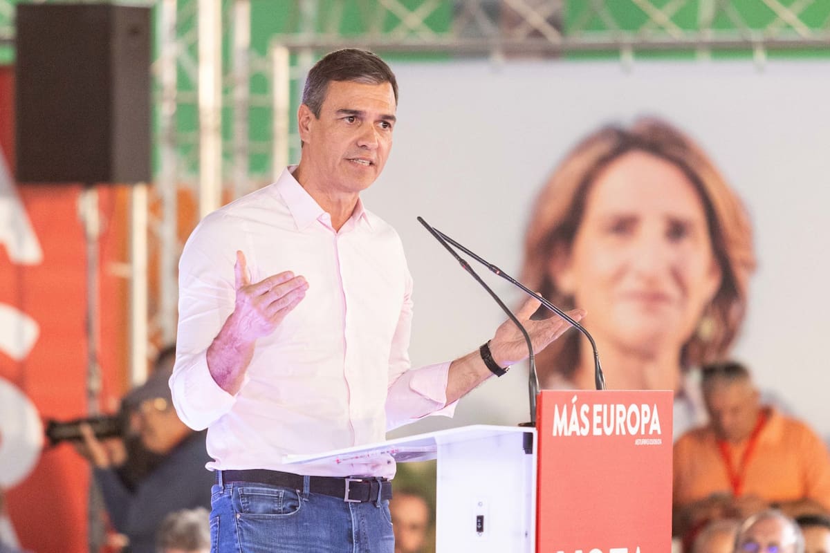 El secretario general del PSOE y presidente del Gobierno, Pedro Sánchez