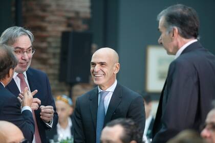 El secretario Gustavo Lopetegui y el titular de la AFI, Gustavo Arribas