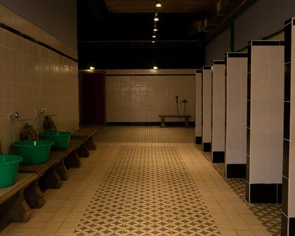 El sector de duchas
