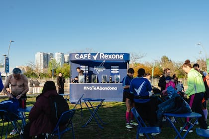 El sector de café fue un gran punto de encuentro en el recinto.