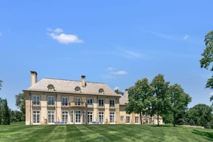 El sector de la casa que mira al parque.