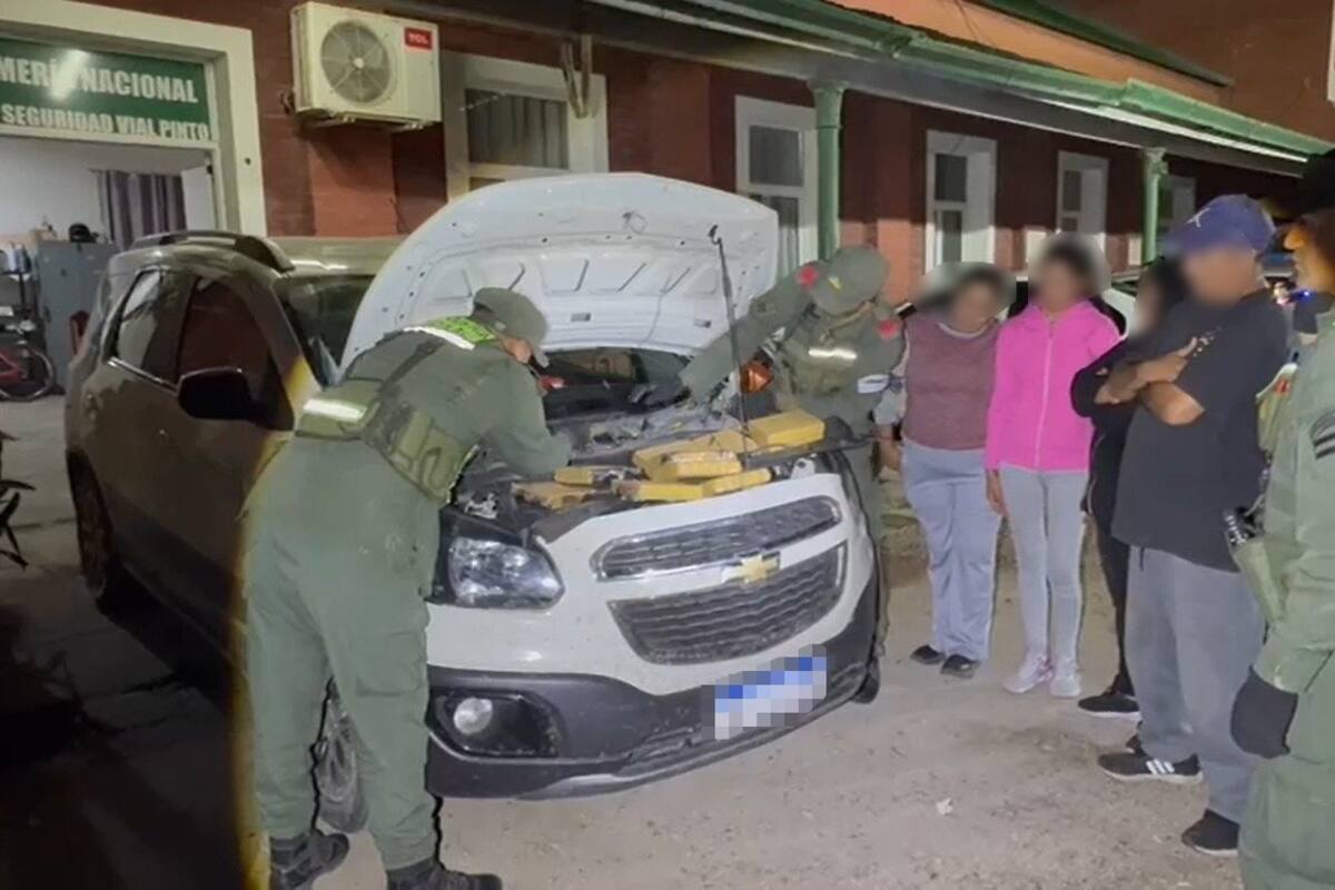 El secuestro de los 63 kilos de cocaína