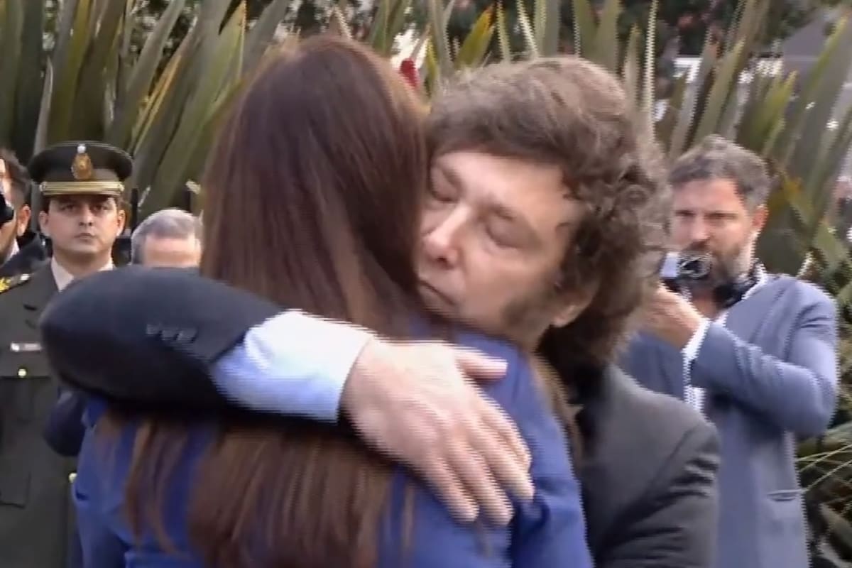 El segundo abrazo entre Milei y Villarruel