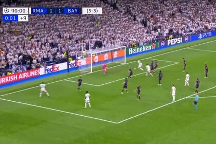 El segundo gol de Joselu, que le dio la victoria a Real Madrid ante Bayern Munich