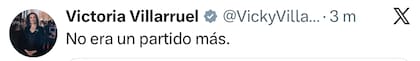 El segundo posteo de Villarruel